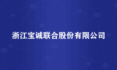 浙江寶誠聯合股份的票務代理服務 專業、高效、全方位的出行解決方案